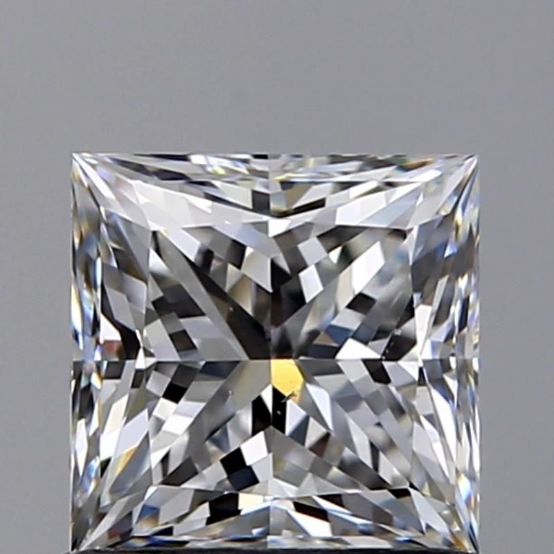 1.0 Carat Princess Natural Diamond with  Cut Diamond in 14KT  view 1
