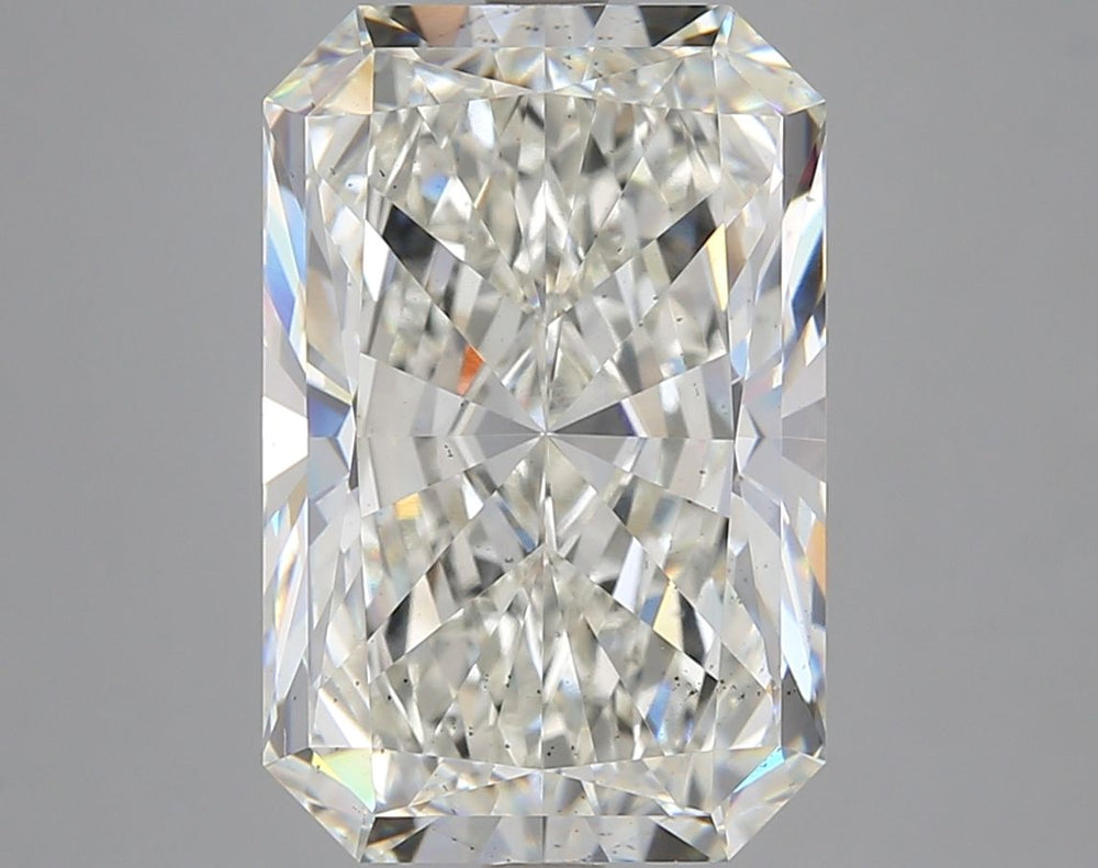 8.05 Carat Radiant Lab Diamond with  Cut Diamond in 14KT  view 1
