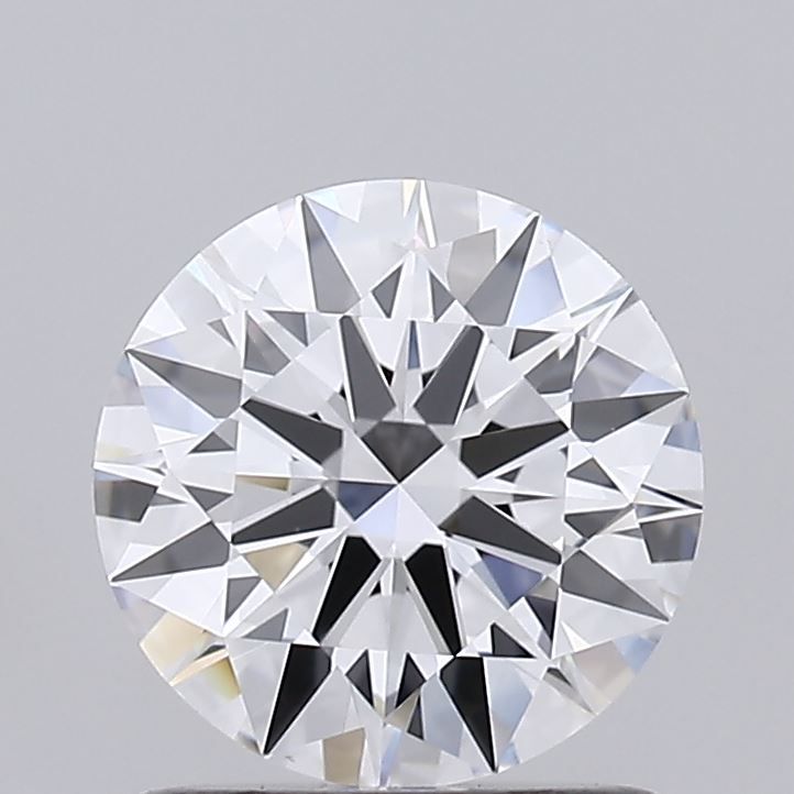 1.07 Carat Round Lab Diamond & 1.08 Carat Round Lab Diamond with  Cut Diamond in 14KT  view 1
