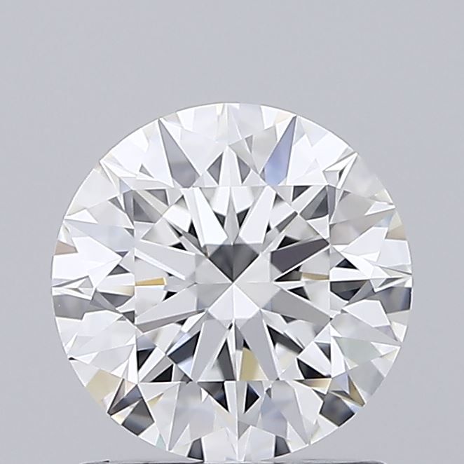 1.25 Carat Round Lab Diamond with  Cut Diamond in 14KT  view 1
