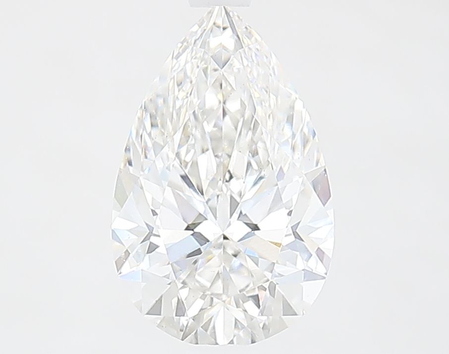 1.68 Carat Pear Lab Diamond with  Cut Diamond in 14KT  view 1
