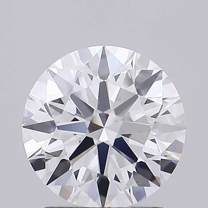 1.43 Carat Round Lab Diamond with  Cut Diamond in 14KT  view 1
