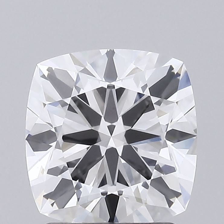 2.12 Carat Cushion Lab Diamond with  Cut Diamond in 14KT  view 1
