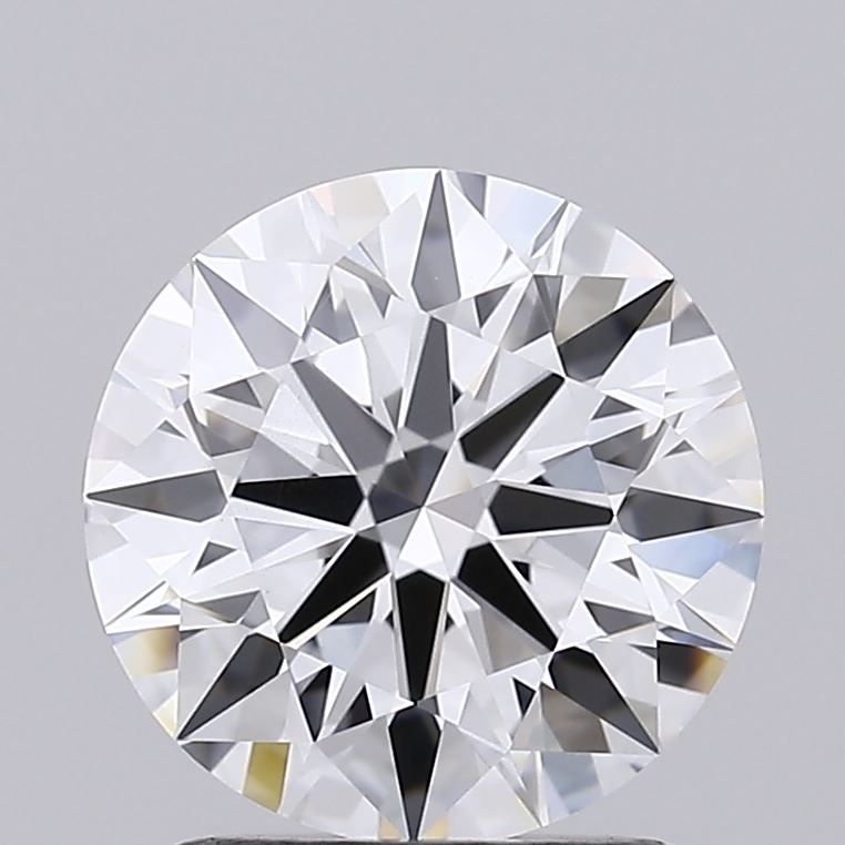 1.56 Carat Round Lab Diamond with  Cut Diamond in 14KT  view 1
