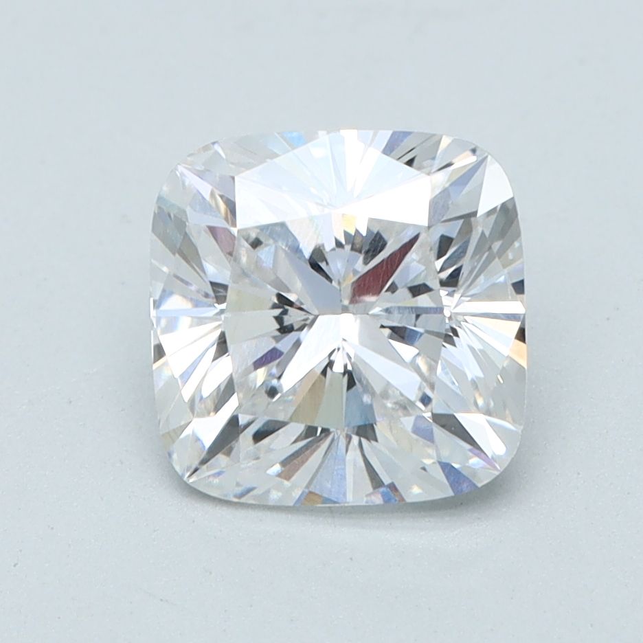1.05 Carat Cushion Lab Diamond with  Cut Diamond in 14KT  view 1
