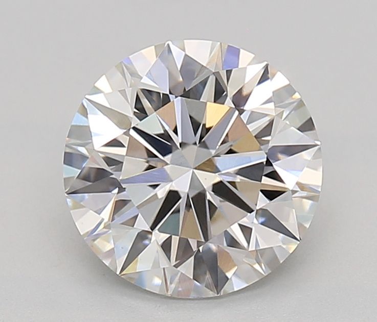 2.05 Carat Round Lab Diamond with  Cut Diamond in 14KT  view 1
