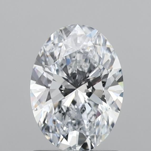 1.0 Carat Oval Lab Diamond with  Cut Diamond in 14KT  view 1
