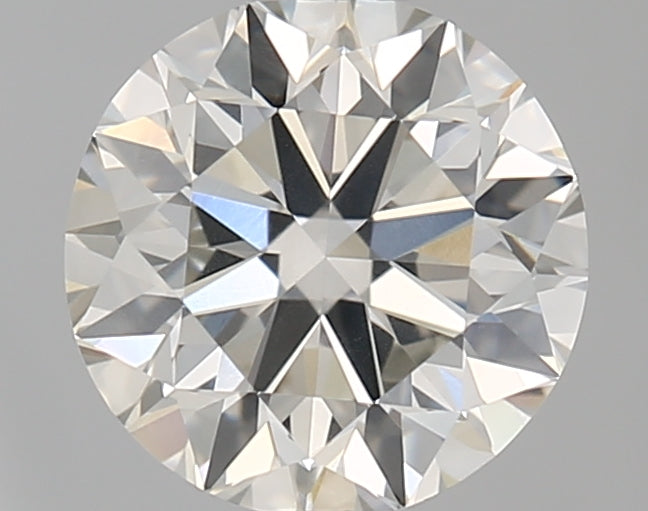 0.9 Carat Round Natural Diamond with  Cut Diamond in 14KT  view 1
