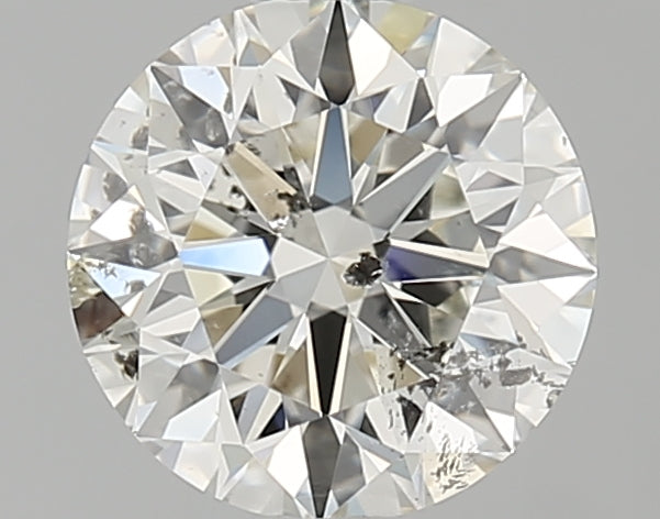 1.01 Carat Round Natural Diamond with  Cut Diamond in 14KT  view 1
