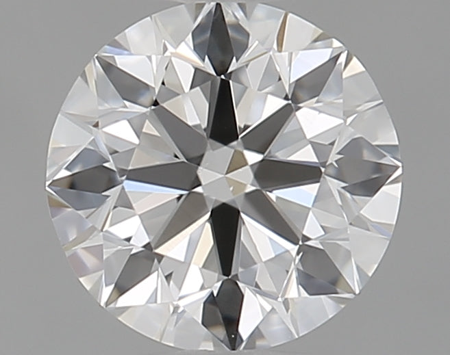 0.5 Carat Round Natural Diamond with  Cut Diamond in 14KT  view 1
