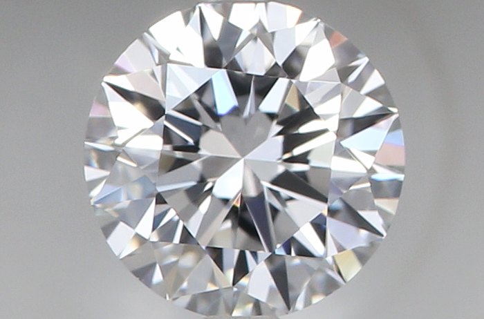 0.7 Carat Round Natural Diamond with  Cut Diamond in 14KT  view 1
