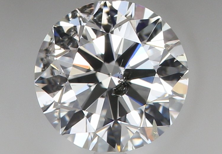 1.0 Carat Round Natural Diamond with  Cut Diamond in 14KT  view 1
