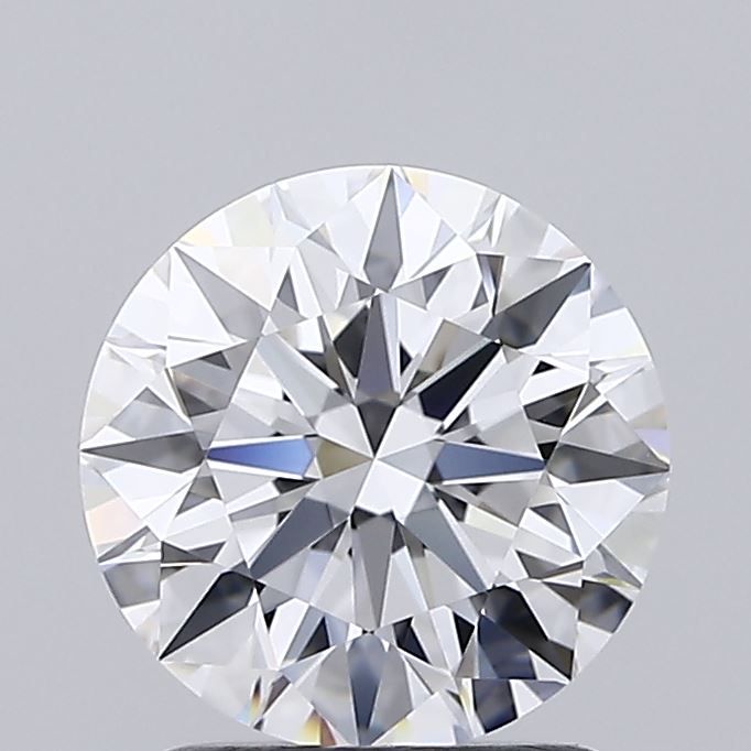 1.6 Carat Round Lab Diamond with  Cut Diamond in 14KT  view 1
