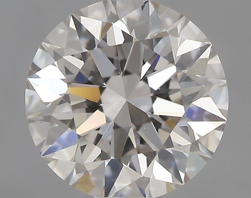 0.6 Carat Round Natural Diamond with  Cut Diamond in 14KT  view 1
