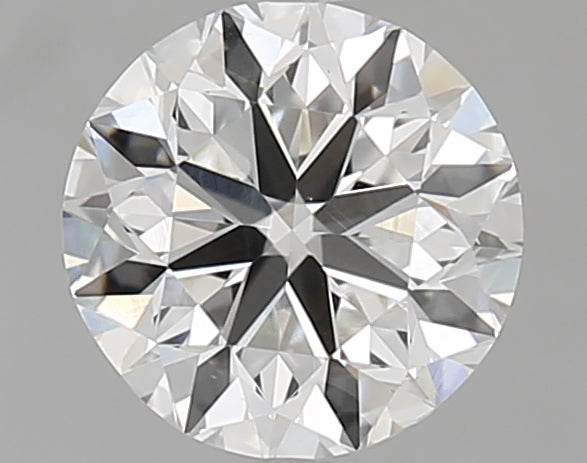 0.9 Carat Round Natural Diamond with  Cut Diamond in 14KT  view 1
