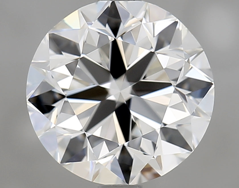 1.5 Carat Round Natural Diamond with  Cut Diamond in 14KT  view 1
