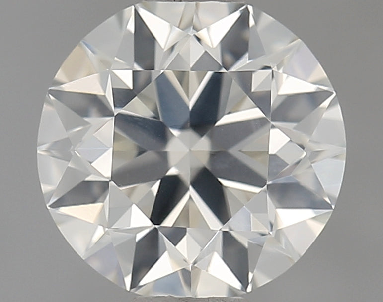 0.6 Carat Round Natural Diamond with  Cut Diamond in 14KT  view 1
