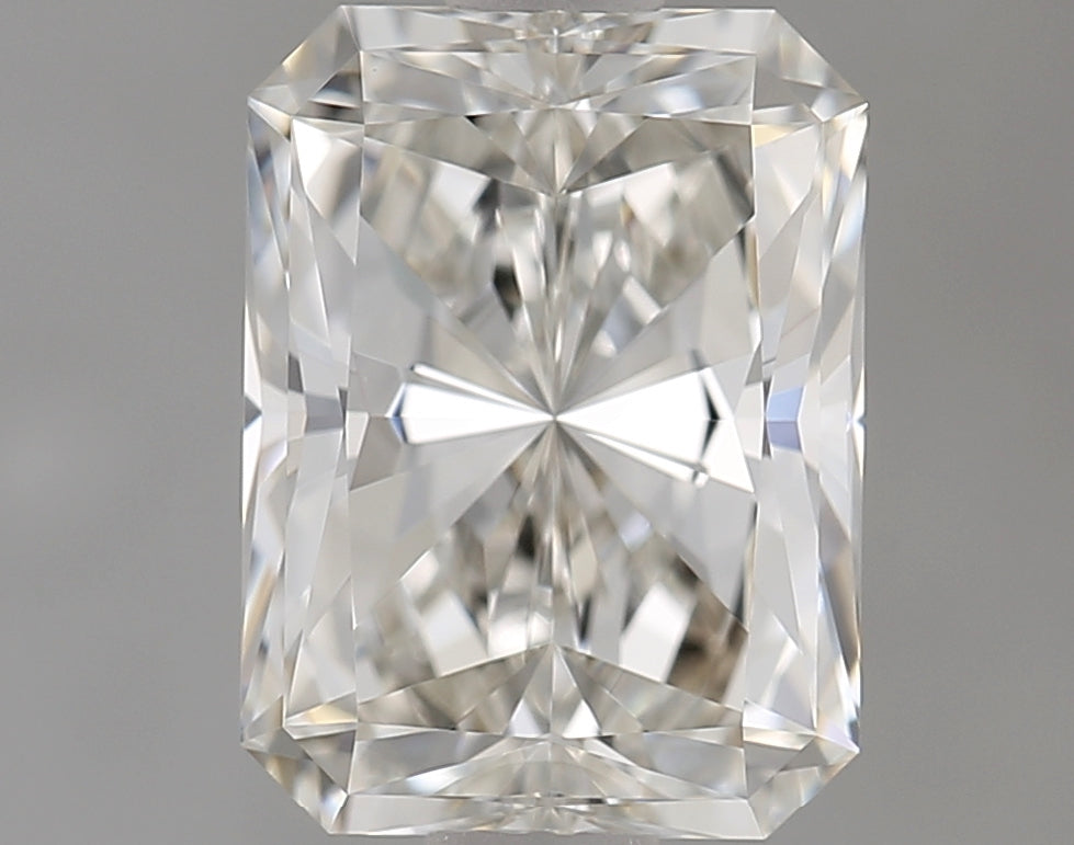 1.23 Carat Radiant Natural Diamond with  Cut Diamond in 14KT  view 1
