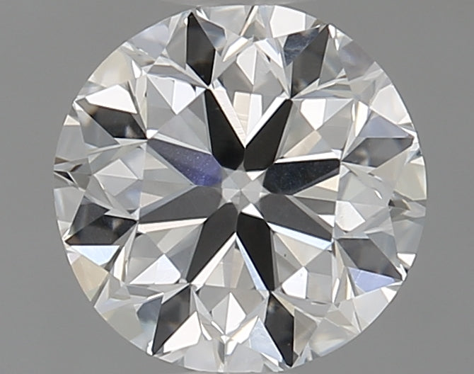 0.9 Carat Round Natural Diamond with  Cut Diamond in 14KT  view 1
