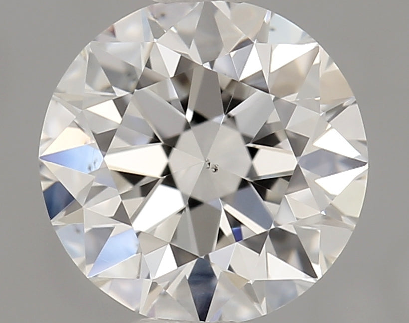 0.7 Carat Round Natural Diamond with  Cut Diamond in 14KT  view 1
