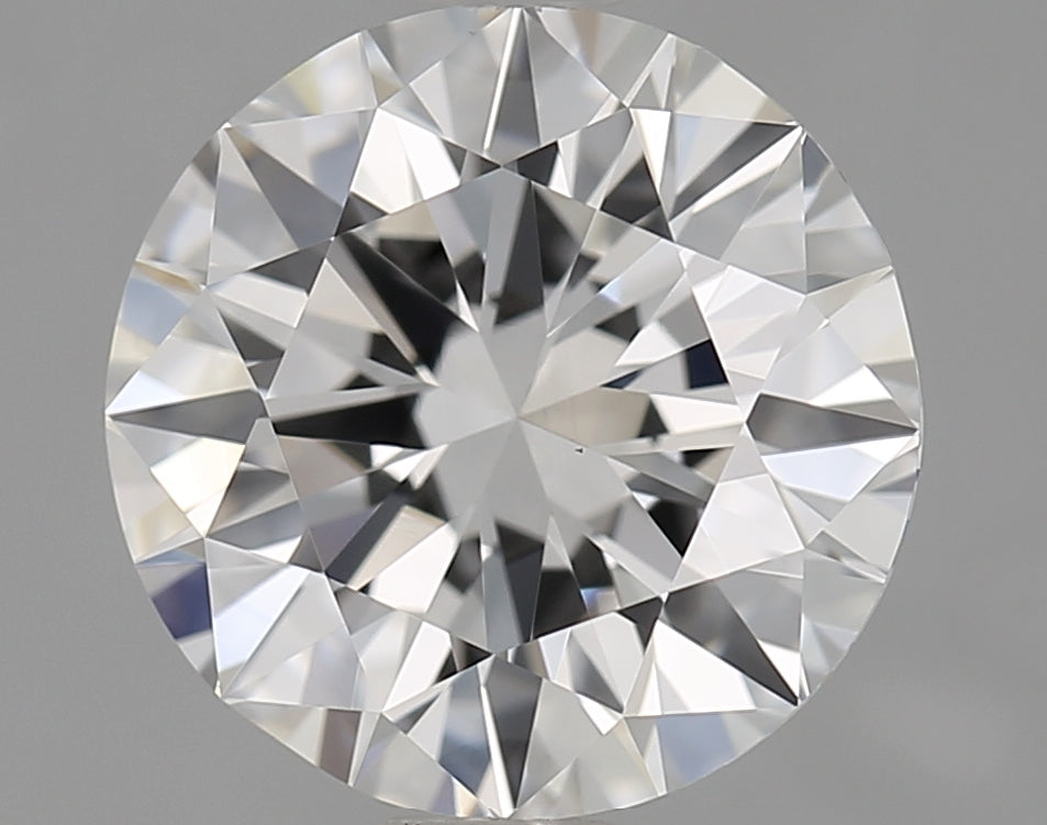 2.0 Carat Round Natural Diamond with  Cut Diamond in 14KT  view 1
