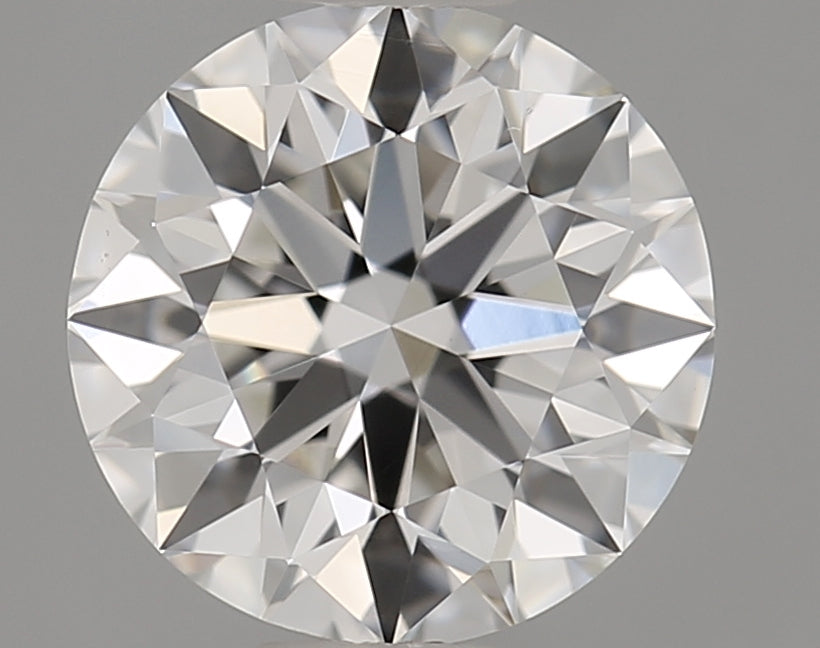 0.81 Carat Round Natural Diamond with  Cut Diamond in 14KT  view 1
