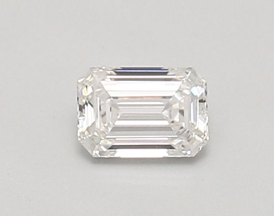 0.42 Carat Emerald Lab Diamond with  Cut Diamond in 14KT  view 1
