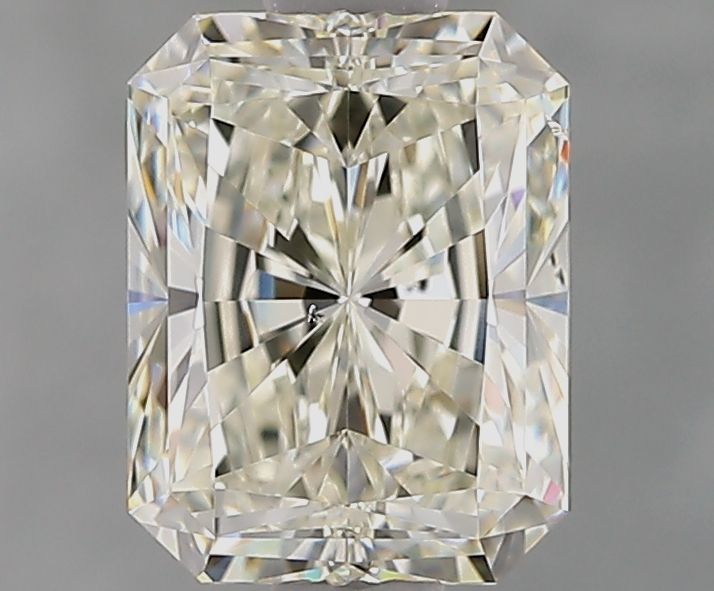 1.01 Carat Radiant Natural Diamond with  Cut Diamond in 14KT  view 1
