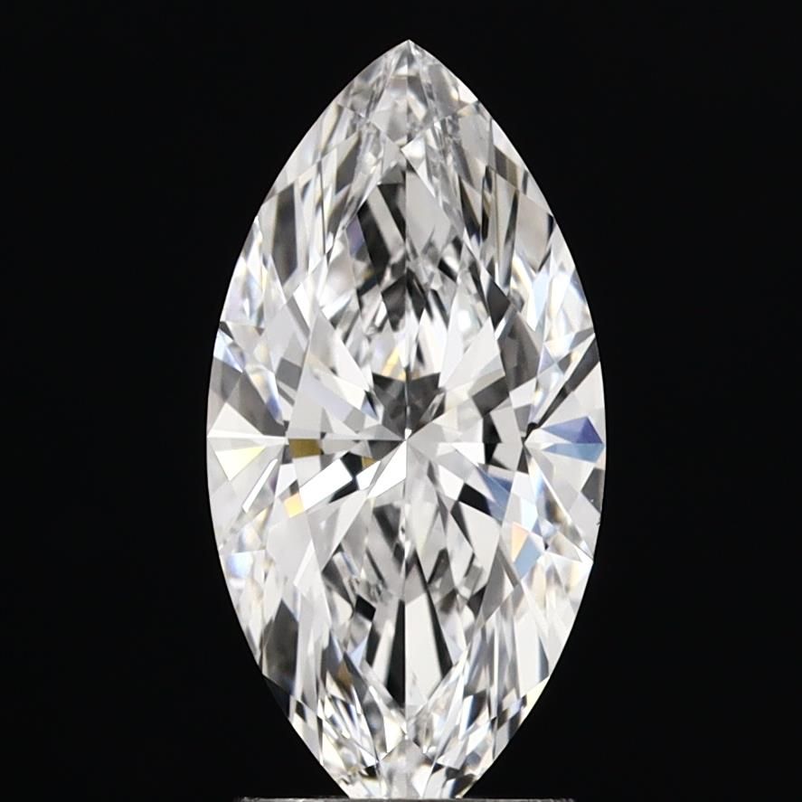 2.28 Carat Marquise Lab Diamond with  Cut Diamond in 14KT  view 1

