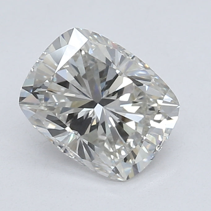2.03 Carat Cushion Lab Diamond with  Cut Diamond in 14KT  view 1
