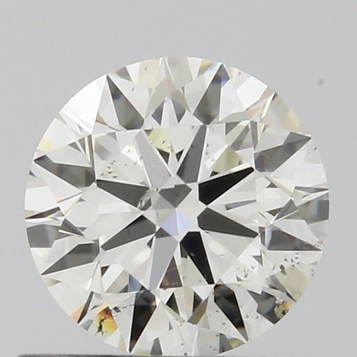 0.71 Carat Round Natural Diamond with  Cut Diamond in 14KT  view 1
