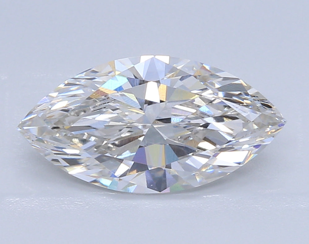 2.02 Carat Marquise Lab Diamond with  Cut Diamond in 14KT  view 1
