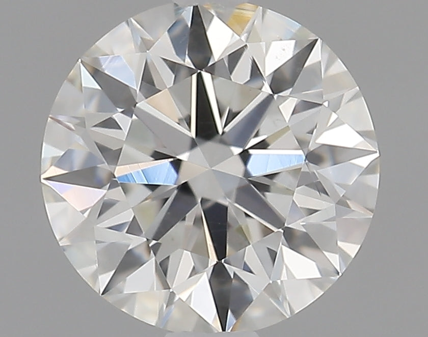 0.65 Carat Round Natural Diamond with  Cut Diamond in 14KT  view 1
