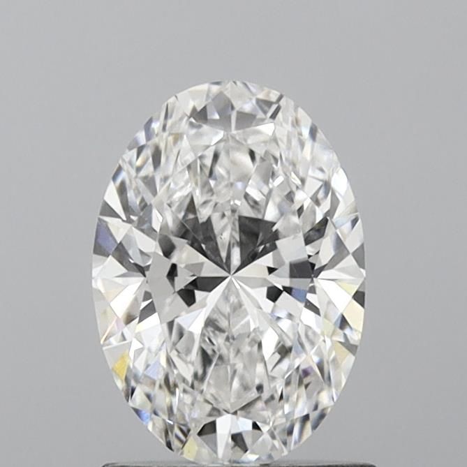 1.02 Carat Oval Lab Diamond with  Cut Diamond in 14KT  view 1
