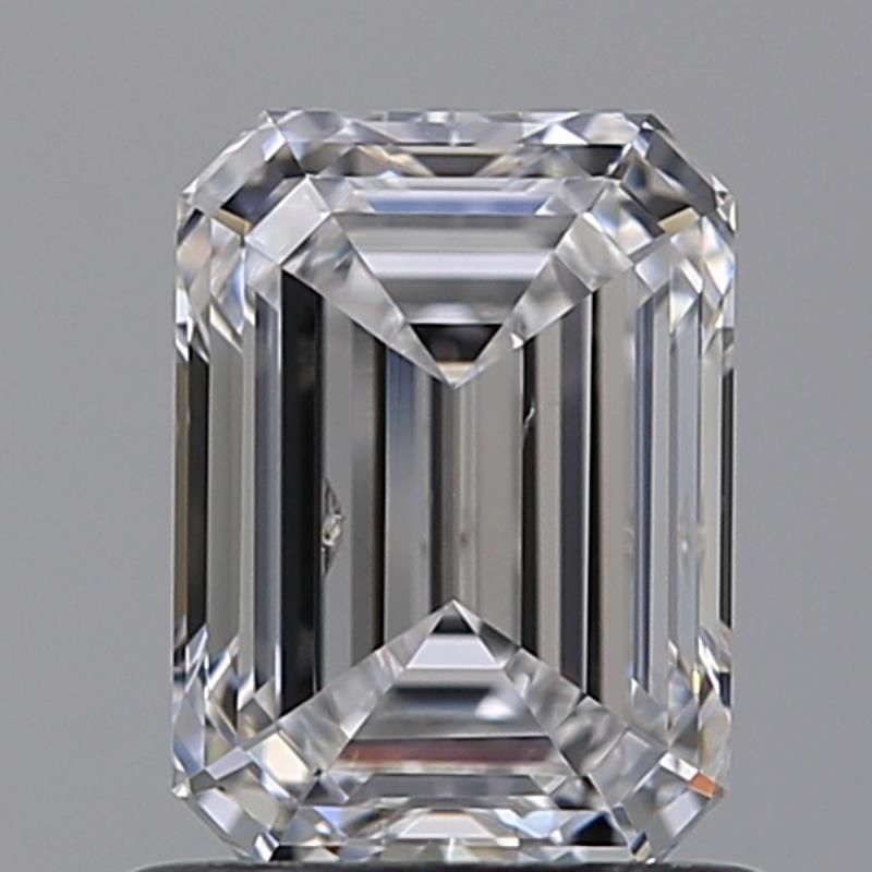 1.01 Carat Emerald Natural Diamond with  Cut Diamond in 14KT  view 1
