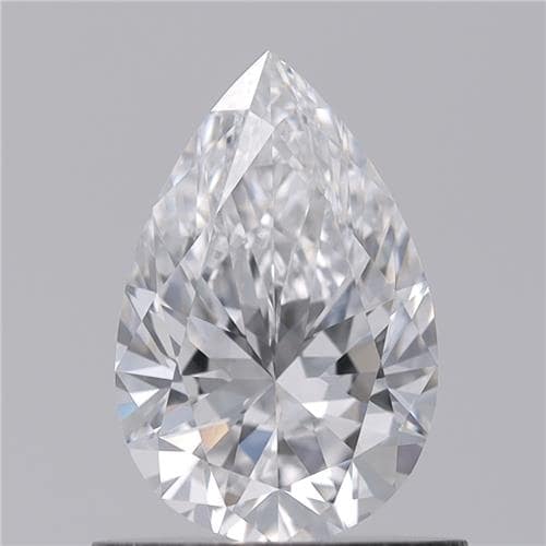 1.19 Carat Pear Lab Diamond with  Cut Diamond in 14KT  view 1
