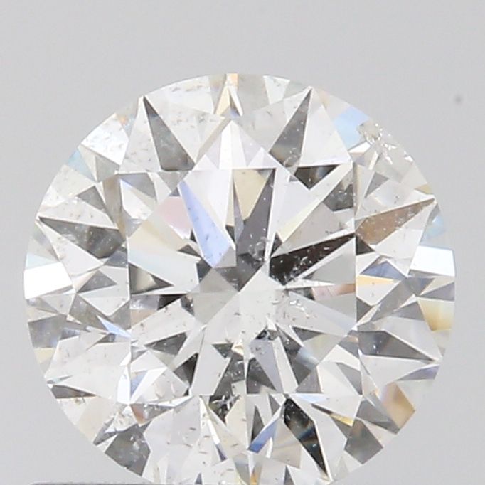 0.71 Carat Round Natural Diamond with  Cut Diamond in 14KT  view 1
