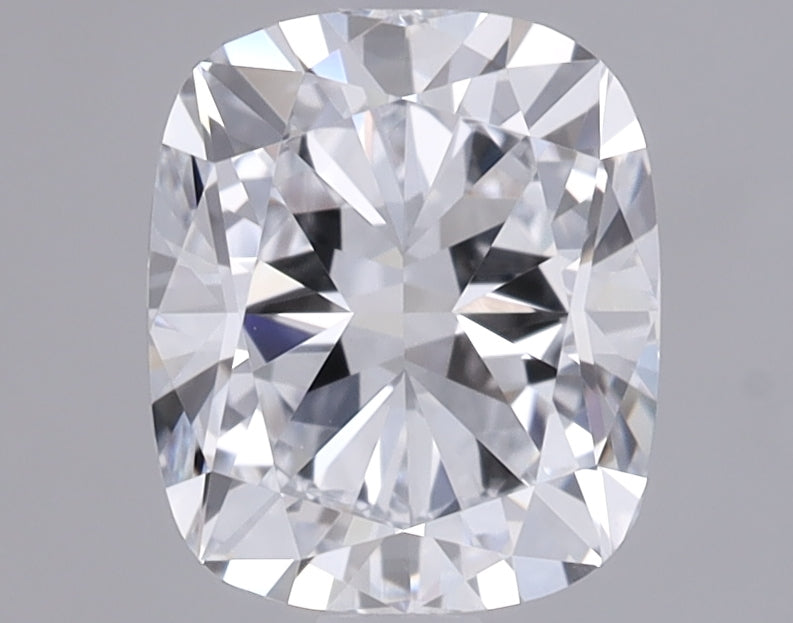 1.51 Carat Cushion Lab Diamond with  Cut Diamond in 14KT  view 1
