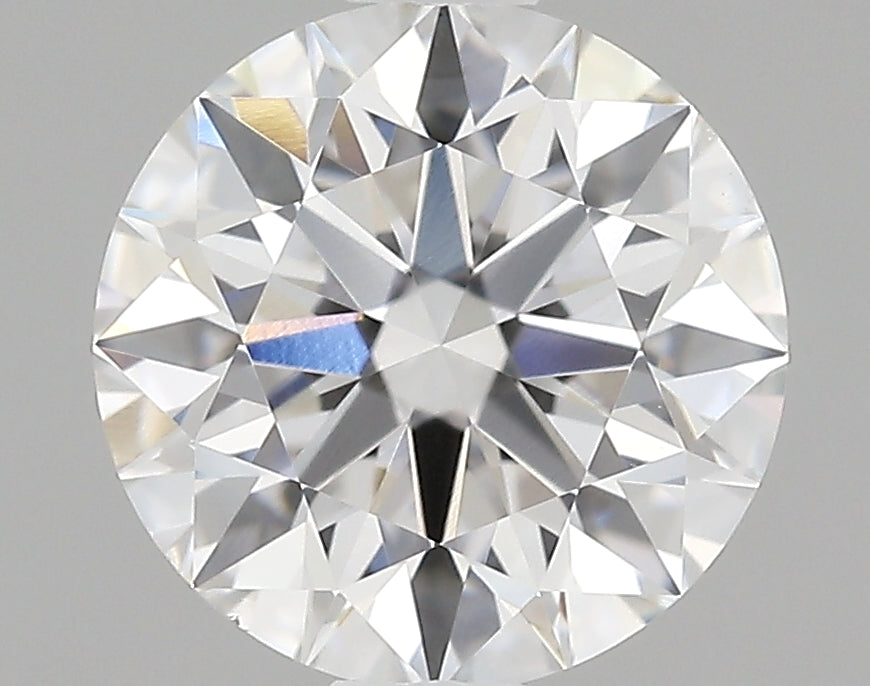 1.01 Carat Round Lab Diamond with  Cut Diamond in 14KT  view 1
