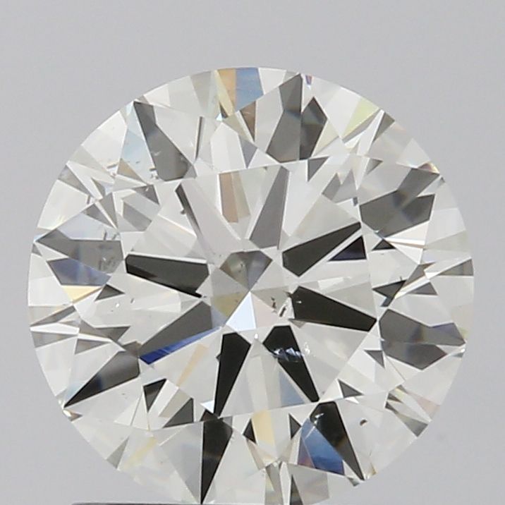 1.52 Carat Round Natural Diamond with  Cut Diamond in 14KT  view 1
