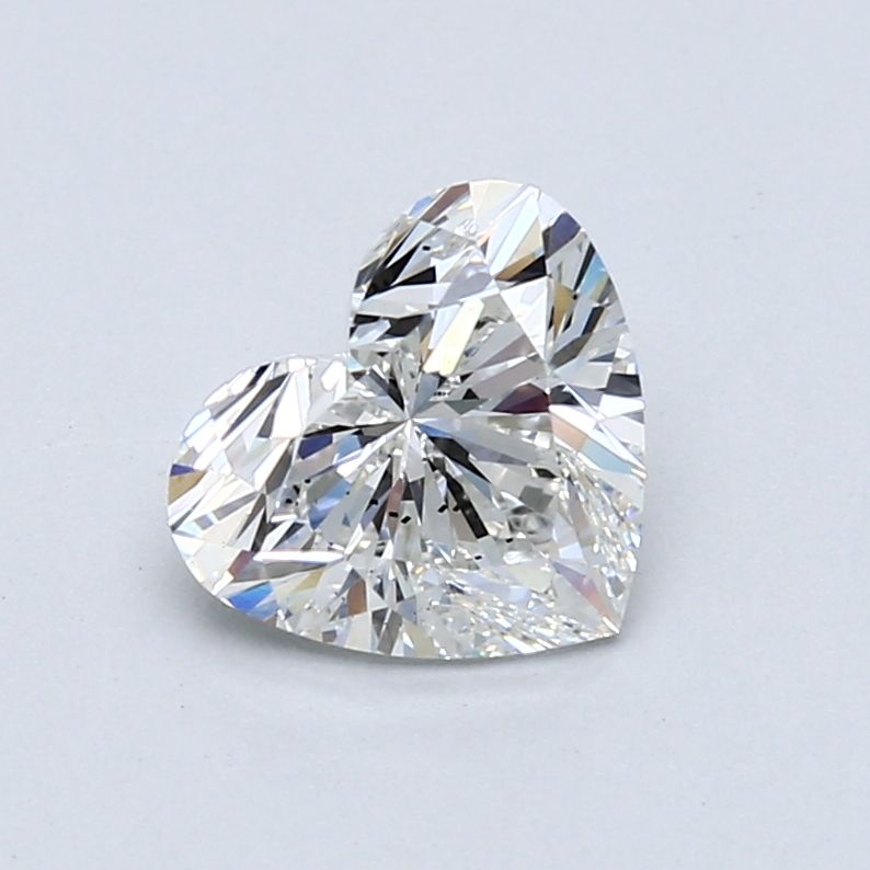 1.53 Carat Heart Lab Diamond with  Cut Diamond in 14KT  view 1
