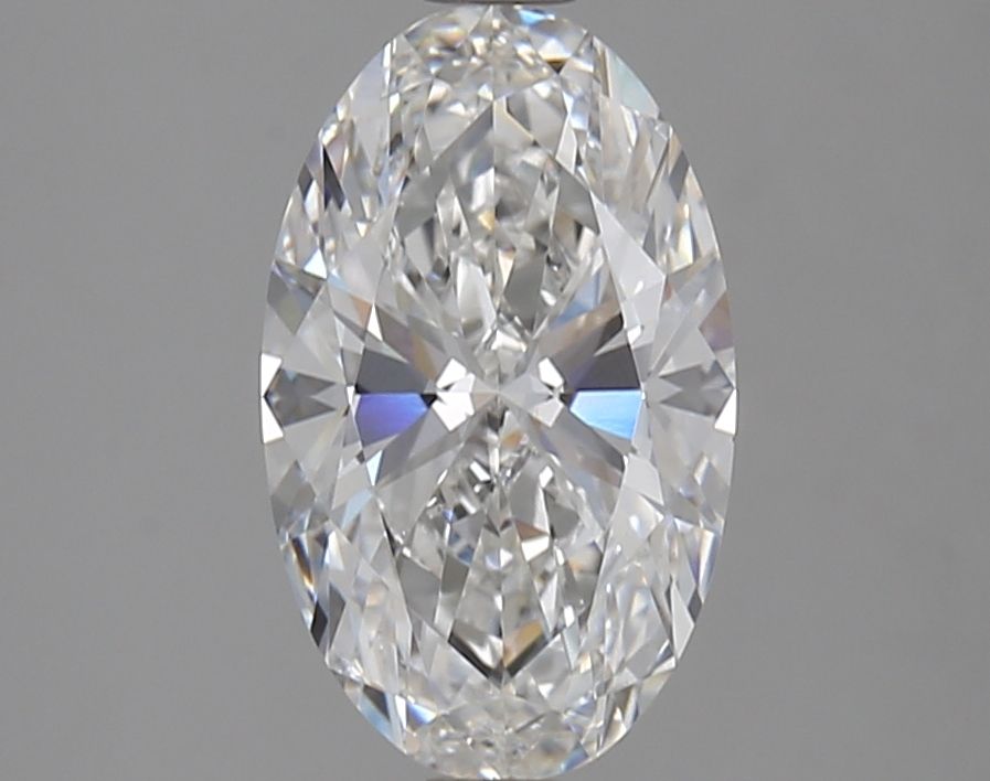 2.22 Carat Oval Lab Diamond with  Cut Diamond in 14KT  view 1
