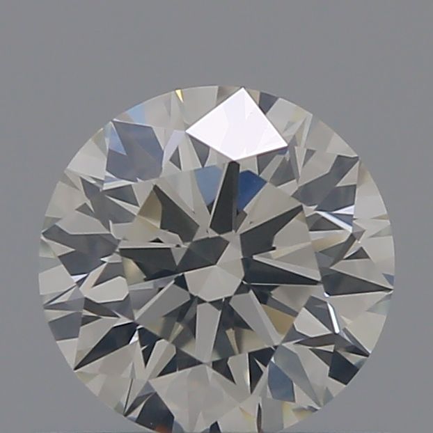 0.55 Carat Round Natural Diamond with  Cut Diamond in 14KT  view 1
