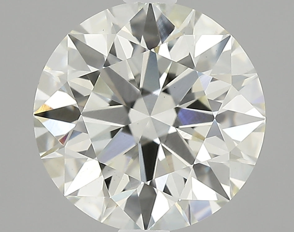 2.08 Carat Round Lab Diamond with  Cut Diamond in 14KT  view 1
