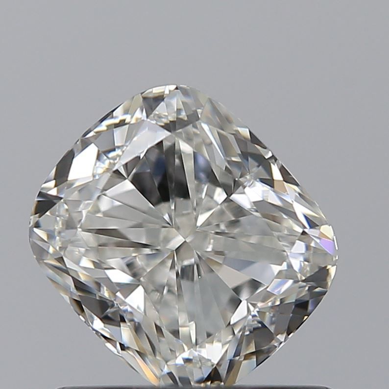 0.9 Carat CUSHION Natural Diamond with  Cut Diamond in 14KT  view 1
