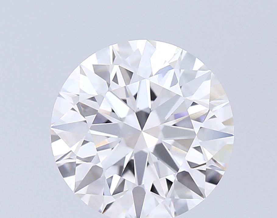 2.01 Carat Round Lab Diamond with  Cut Diamond in 14KT  view 1
