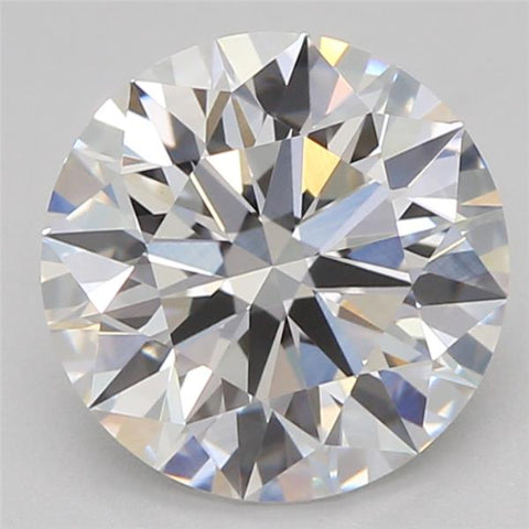 1.38 Carat Round Lab Diamond with  Cut Diamond in 14KT  view 1
