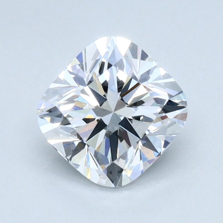 1.02 Carat Cushion Lab Diamond with  Cut Diamond in 14KT  view 1
