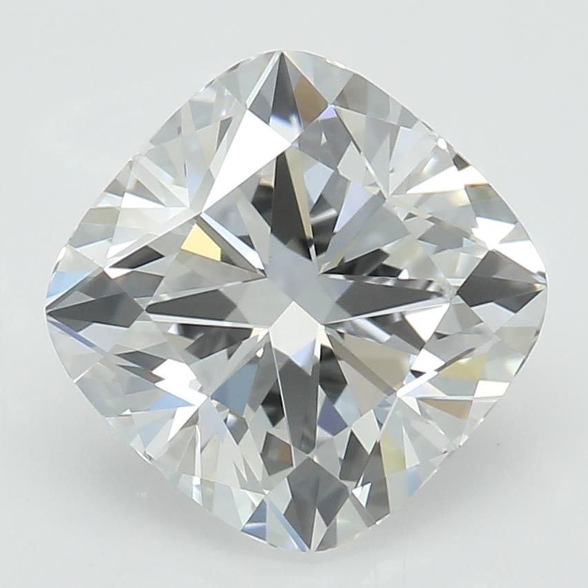 1.56 Carat Cushion Lab Diamond with  Cut Diamond in 14KT  view 1
