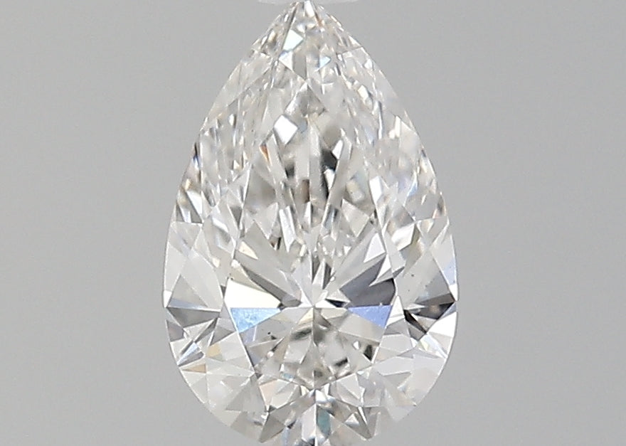 1.08 Carat Pear Lab Diamond with  Cut Diamond in 14KT  view 1
